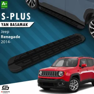 Jeep Renegade 2014-Günümüz (BU) uyumlu S-Plus Siyah Yan Basamak 173 Cm Etekli 2014 Üzeri modelleri Oto Aksesuar Shop'de. Kaliteli malzeme, hızlı kargo ve