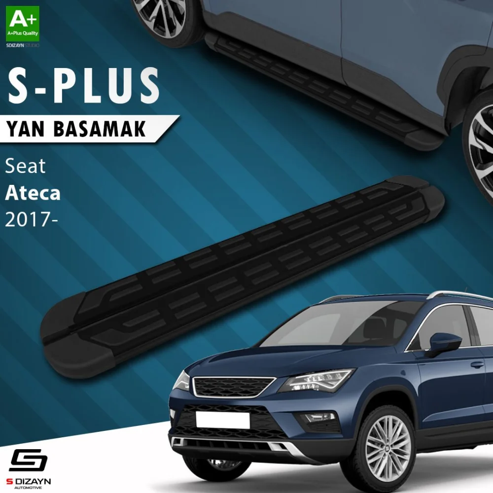 S-Dizayn Seat Ateca S-Plus Siyah Yan Basamak 173 Cm 2017 Üzeri