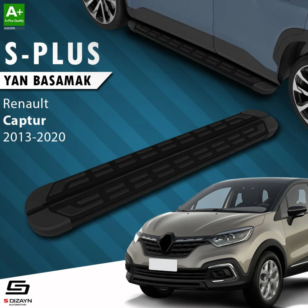 S-Dizayn Renault Captur S-Plus Siyah Yan Basamak 173 Cm 2013-2020