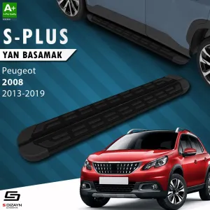 S-Dizayn Peugeot 2008 S-Plus Siyah Yan Basamak 173 Cm 2013-2019 thumb 1