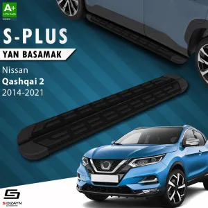 Nissan Qashqai 2013-2021 (J11) uyumlu 2 S-Plus Siyah Yan Basamak 173 Cm 2014-2021 modelleri Oto Aksesuar Shop'de. Kaliteli malzeme, hızlı kargo ve güvenli