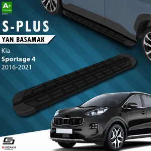 Kia Sportage 2015-2021 (QL) uyumlu 4 S-Plus Siyah Yan Basamak 173 Cm 2016-2021 modelleri Oto Aksesuar Shop'de. Kaliteli malzeme, hızlı kargo ve güvenli