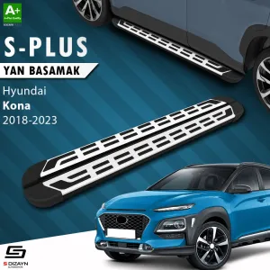 Hyundai Kona 2017-2023 (OS) uyumlu S-Plus Gri Yan Basamak 173 Cm 2018-2023 modelleri Oto Aksesuar Shop'de. Kaliteli malzeme, hızlı kargo ve güvenli alışverişle
