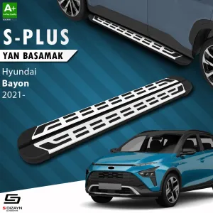 Hyundai Bayon 2021-Günümüz (BC3 CUV) uyumlu S-Plus Gri Yan Basamak 173 Cm 2021-2024 modelleri Oto Aksesuar Shop'de. Kaliteli malzeme, hızlı kargo ve güvenli