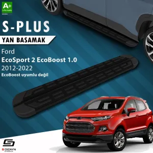 Ford EcoSport 2012-2023 (B515) uyumlu 2 S-Plus Siyah Yan Basamak 173 Cm 2012-2018 modelleri Oto Aksesuar Shop'de. Kaliteli malzeme, hızlı kargo ve güvenli