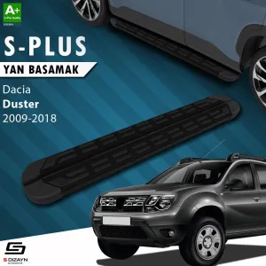 Dacia Duster 2010-2017 (HS) uyumlu S-Plus Siyah Yan Basamak 173 Cm 2009-2018 modelleri Oto Aksesuar Shop'de. Kaliteli malzeme, hızlı kargo ve güvenli