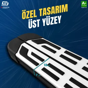 S-Dizayn Dacia Duster S-Plus Gri Yan Basamak 173 Cm 2009-2018 thumb 3