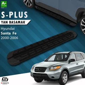 Hyundai Santa Fe 2006-2012 (CM) uyumlu S-Plus Siyah Yan Basamak 163 Cm 2000-2006 modelleri Oto Aksesuar Shop'de. Kaliteli malzeme, hızlı kargo ve güvenli