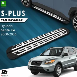 Hyundai Santa Fe 2006-2012 (CM) uyumlu S-Plus Gri Yan Basamak 163 Cm 2000-2006 modelleri Oto Aksesuar Shop'de. Kaliteli malzeme, hızlı kargo ve güvenli