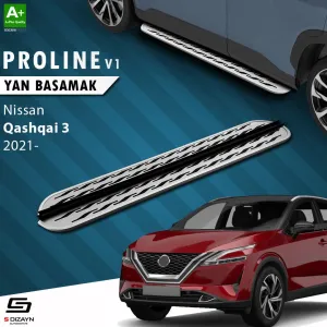 Nissan Qashqai 2021-Günümüz (J12) uyumlu 3 OEM Still Pro V2 Aluminyum Yan Basamak 173 Cm 2021 Üzeri modelleri Oto Aksesuar Shop'de. Kaliteli malzeme, hızlı