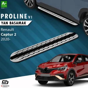 S-Dizayn Renault Captur 2 OEM Still Pro V2 Aluminyum Yan Basamak 183 Cm 2020 Üzeri thumb 1