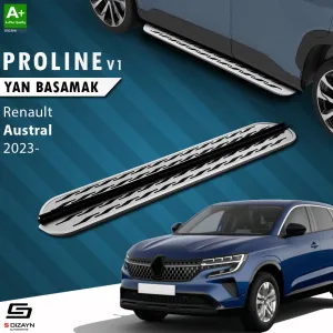 Renault Austral 2022-Günümüz (RHN) uyumlu OEM Still Pro V2 Aluminyum Yan Basamak 183 Cm 2023 Üzeri modelleri Oto Aksesuar Shop'de. Kaliteli malzeme, hızlı