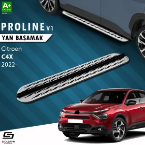 Citroen C4 / C4X 2022-Günümüz uyumlu C4 X OEM Still Pro V2 Aluminyum Yan Basamak 183 Cm 2022 Üzeri modelleri Oto Aksesuar Shop'de. Kaliteli malzeme, hızlı