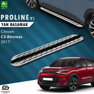 Citroen C3 Aircross 2017-2024 (A88) uyumlu OEM Still Pro V2 Aluminyum Yan Basamak 183 Cm 2017 Üzeri modelleri Oto Aksesuar Shop'de. Kaliteli malzeme, hızlı