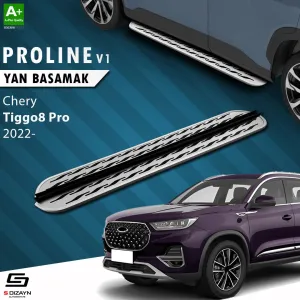 Chery Tiggo 8 Pro T1A 2023-2024 Oem Still Pro V2 Aluminyum Yan Basamak 183 Cm