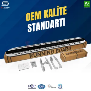 EcoSport 2 OEM Still Pro V2 Aluminyum Yan Basamak 173 Cm 2018-2022 - Görsel 2