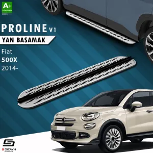 Fiat 500X 2014-2024 (Type 334) uyumlu OEM Still Pro V2 Aluminyum Yan Basamak 173 Cm 2014 Üzeri modelleri Oto Aksesuar Shop'de. Kaliteli malzeme, hızlı kargo ve