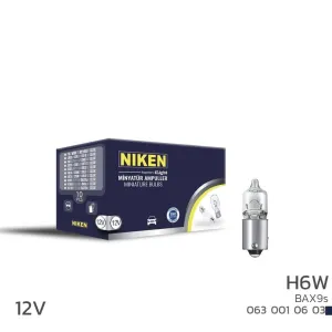 Niken uyumlu 12V H6W Ampul BAx9S 10 LU modelleri Oto Aksesuar Shop'de. Kaliteli malzeme, hızlı kargo ve güvenli alışverişle hemen inceleyin.