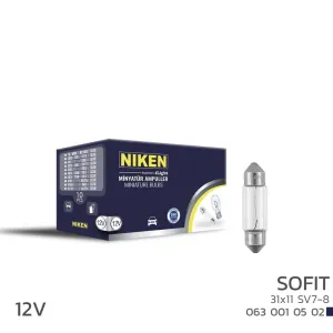Niken uyumlu 12V Sofit Ampul 31X11 Sv7-8 10 LU modelleri Oto Aksesuar Shop'de. Kaliteli malzeme, hızlı kargo ve güvenli alışverişle hemen inceleyin.