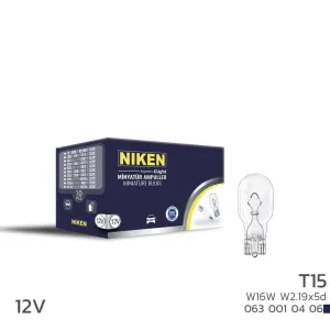 Niken uyumlu 12V T15 Ampul(W16W) W2.19X5D 10 LU modelleri Oto Aksesuar Shop'de. Kaliteli malzeme, hızlı kargo ve güvenli alışverişle hemen inceleyin.