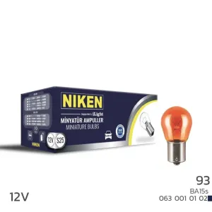 Niken uyumlu 12V 93 Ampul Amber BA15S 10 LU modelleri Oto Aksesuar Shop'de. Kaliteli malzeme, hızlı kargo ve güvenli alışverişle hemen inceleyin.