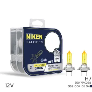Niken uyumlu 12V H7 55W Sarı Işık Ampul PX26d 2800K modelleri Oto Aksesuar Shop'de. Kaliteli malzeme, hızlı kargo ve güvenli alışverişle hemen inceleyin.