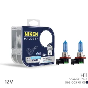 Niken uyumlu 12V H11 55W Beyaz Işık Ampul PG319-2 5000K modelleri Oto Aksesuar Shop'de. Kaliteli malzeme, hızlı kargo ve güvenli alışverişle hemen inceleyin.
