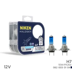 12V H7 55W Beyaz Işık Ampul Px26D 5000K