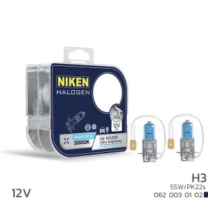 Niken uyumlu 12V H3 55W Beyaz Işık Ampul PK22s 5000K modelleri Oto Aksesuar Shop'de. Kaliteli malzeme, hızlı kargo ve güvenli alışverişle hemen inceleyin.