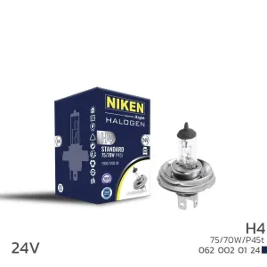 Niken uyumlu 24V H4 75W/70W Halojen Ampul P45T modelleri Oto Aksesuar Shop'de. Kaliteli malzeme, hızlı kargo ve güvenli alışverişle hemen inceleyin.