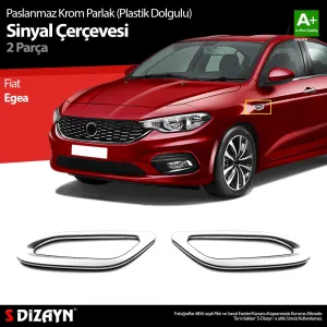 Fiat Egea Sedan 2015-Günümüz (Type 356) uyumlu Parlak Krom Sinyal Çerçevesi 2 Prç. ABS Plastik Dolgulu 2015 Üzeri modelleri Oto Aksesuar Shop'de. Kaliteli