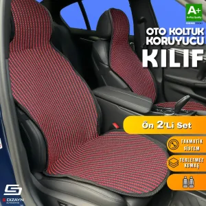 s-dizayn uyumlu Oto Koltuk Koruyucu Kılıf Çizgili Siyah Kırmızı Universal 2 Parça Ön A+ Kalite modelleri Oto Aksesuar Shop'de. Kaliteli malzeme, hızlı kargo ve