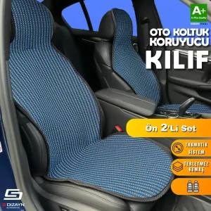 s-dizayn uyumlu Oto Koltuk Koruyucu Kılıf Çizgili Siyah Mavi Universal 2 Parça Ön A+ Kalite modelleri Oto Aksesuar Shop'de. Kaliteli malzeme, hızlı kargo ve