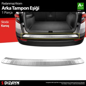 Skoda Karoq 2017-Günümüz (NU) uyumlu Krom Arka Tampon Eşiği 2017 Üzeri modelleri Oto Aksesuar Shop'de. Kaliteli malzeme, hızlı kargo ve güvenli alışverişle
