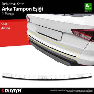 Seat Arona 2017-Günümüz (KJ7) uyumlu Krom Arka Tampon Eşiği 2017 Üzeri modelleri Oto Aksesuar Shop'de. Kaliteli malzeme, hızlı kargo ve güvenli alışverişle