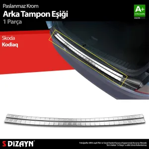 s-dizayn uyumlu Skoda Kodiaq Krom Arka Tampon Eşiği 2016 Üzeri modelleri Oto Aksesuar Shop'de. Kaliteli malzeme, hızlı kargo ve güvenli alışverişle hemen