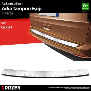 s-dizayn uyumlu VW Caddy 4 Krom Arka Tampon Eşiği 2021 Üzeri modelleri Oto Aksesuar Shop'de. Kaliteli malzeme, hızlı kargo ve güvenli alışverişle hemen