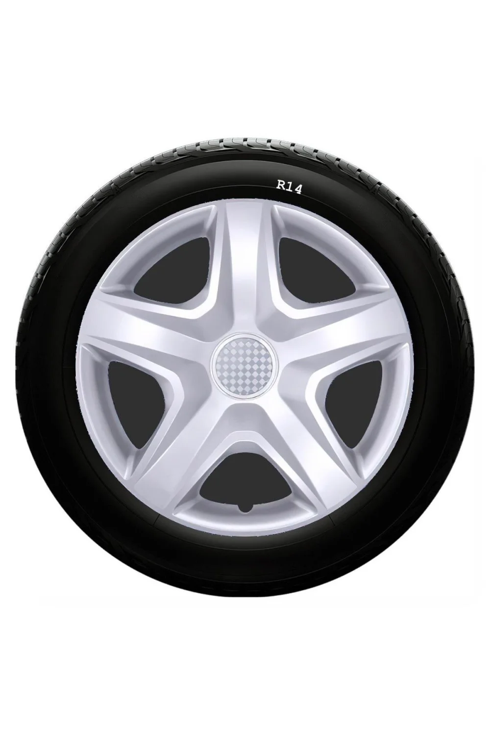 Volkswagen Uyumlu 14 Inç Kırılmaz SKS Jant Kapağı 1 Takım 4 Adet No:202