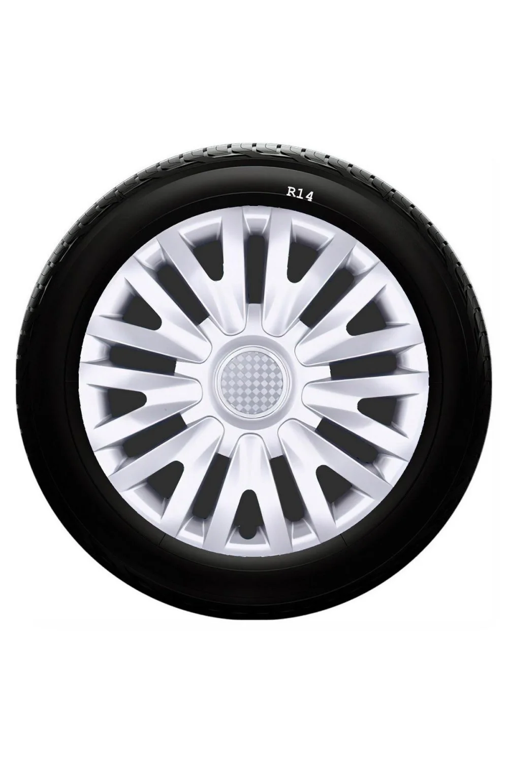 Volkswagen Uyumlu 14 Inc Kırılmaz SKS Jant Kapağı 1 Takım 4 Adet No:217