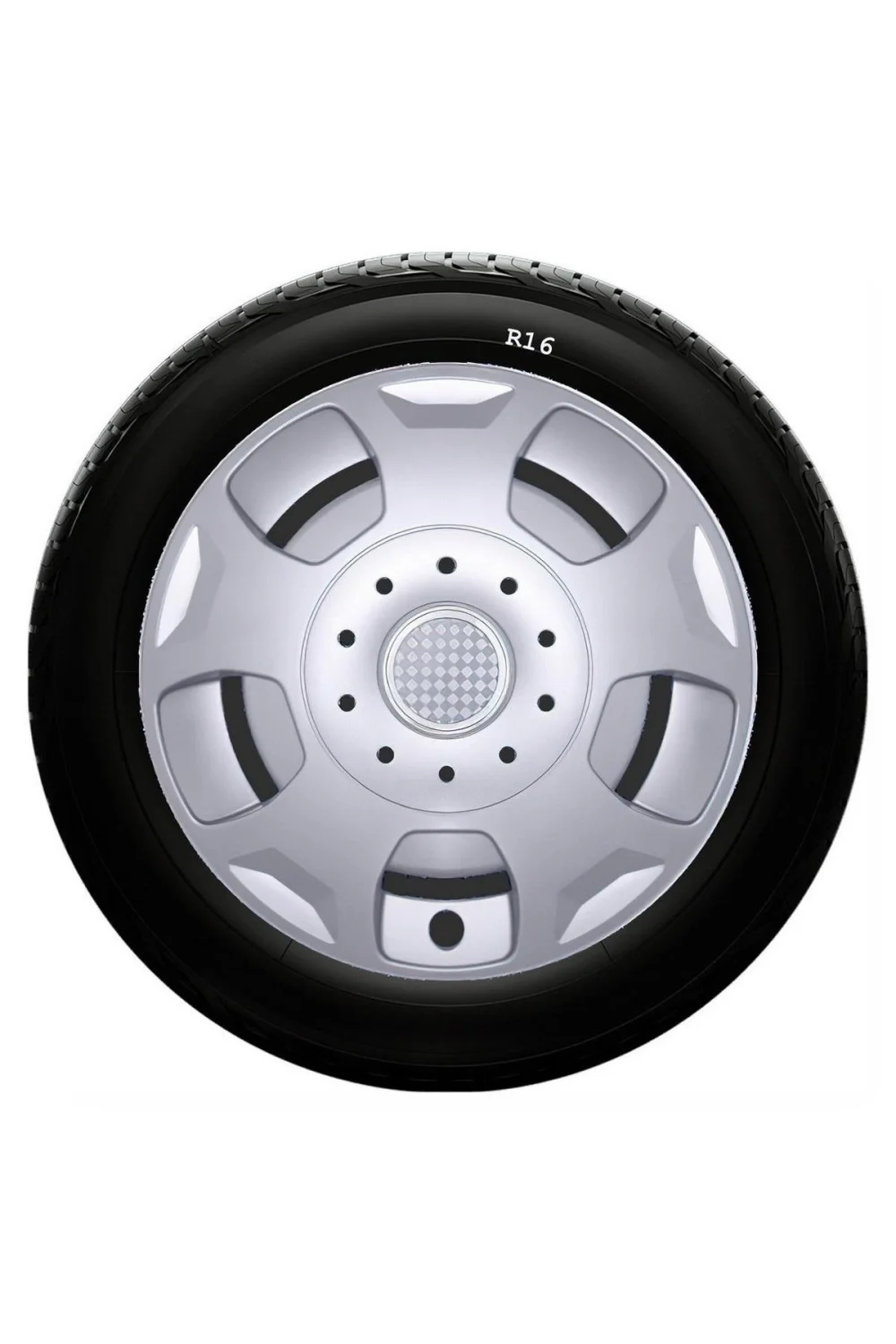 Fiat Uyumlu 16 Inc Kırılmaz SKS Jant Kapağı 1 Takım 4 Adet No:404