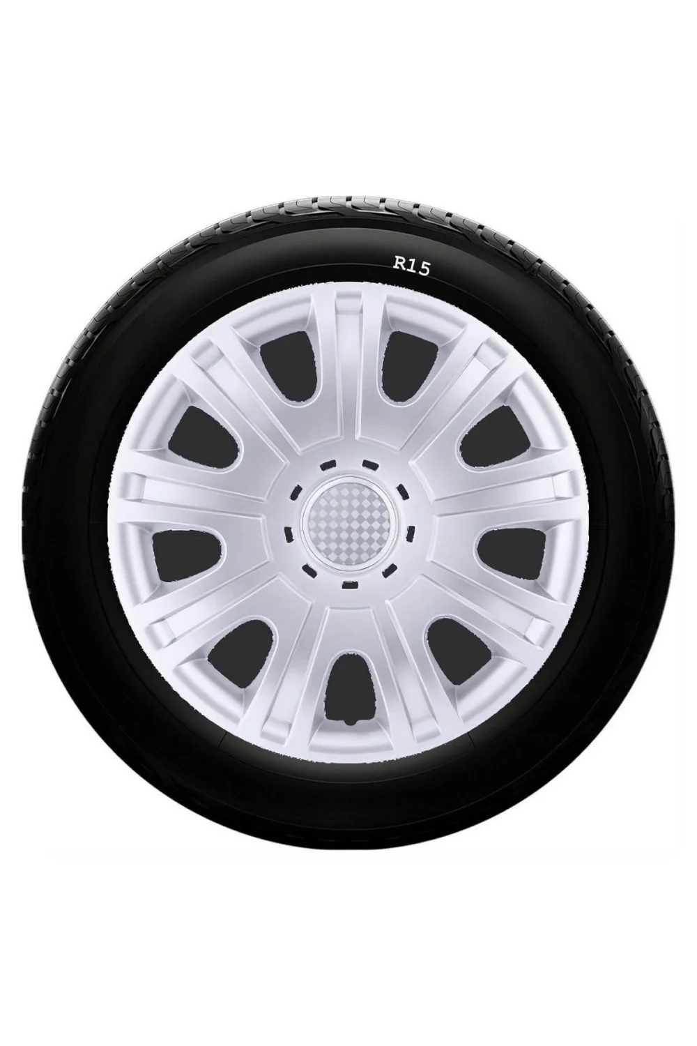 Fiat Uyumlu 15 Inc Kırılmaz SKS Jant Kapağı 1 Takım 4 Adet No:319