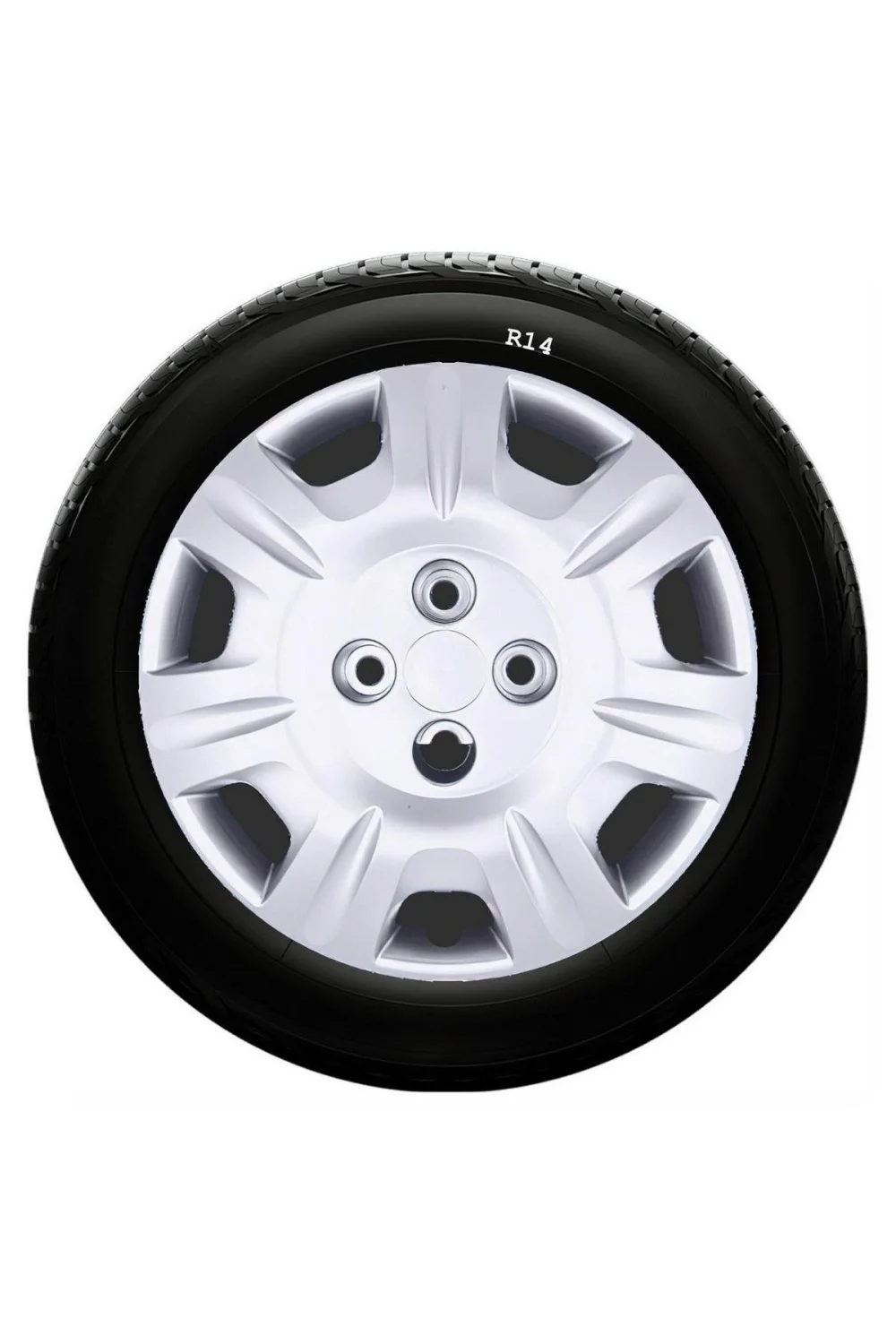 Fiat Uyumlu 14 Inc Kırılmaz SKS Jant Kapağı 1 Takım 4 Adet No:220
