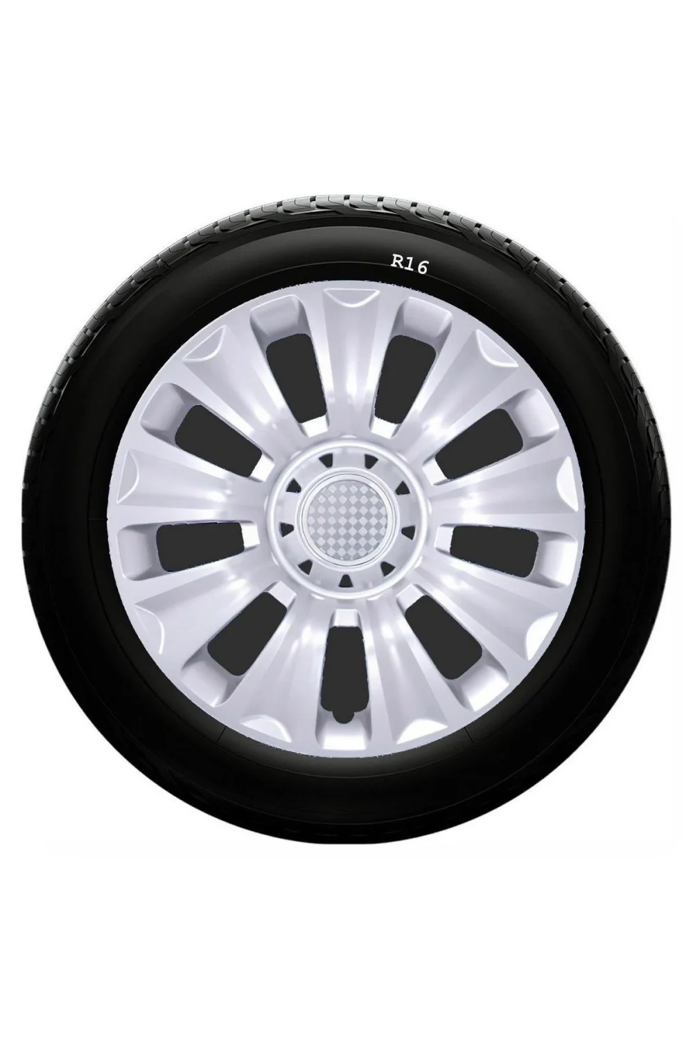 Dacia Uyumlu 16 Inc Kırılmaz SKS Jant Kapağı 1 Takım 4 Adet No:424