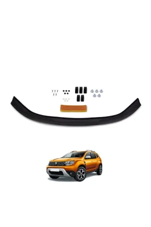 Cappafe Dacia Duster 2018 2019 2020 2021 2022 Ön Kaput Koruyucu Rüzgarlığı - Görsel 2