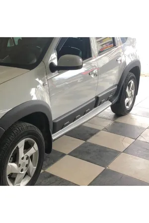 Cappafe Dacia Duster Kapı Koruma Dodik Seti Uv Katkılı (Abs) Mat Siyah 4 Parça 2010-2013 thumb 4