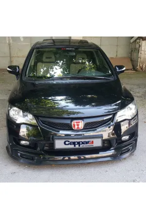 Cappafe Honda Civic 8 Ön Kaput Koruma Rüzgarlık 4mm (abs) 06-12 thumb 5