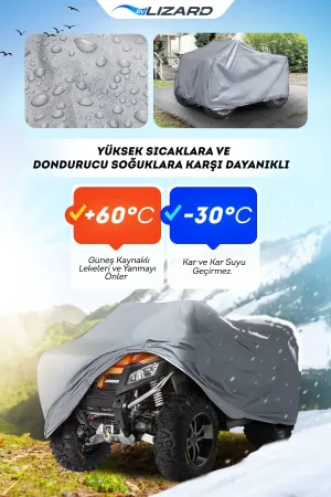 Kanuni ATV 150 S On Road Uyumlu Su Geçirmez  ATV Brandası thumb 2
