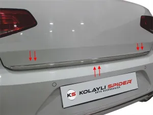 VW Passat B8.5 Bagaj Alt Çıtası Krom 2019 ve Sonrası thumb 1
