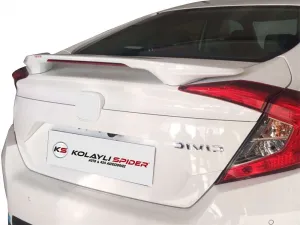 Honda Civic 2015-2021 (FC5) uyumlu 10 Spoiler Bagaj Işıklı Abs 2016 ve Sonrası modelleri Oto Aksesuar Shop'de. Kaliteli malzeme, hızlı kargo ve güvenli
