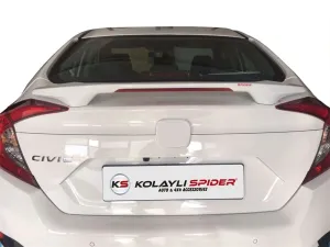 Honda Civic 10 Spoiler Bagaj Işıklı Abs 2016 ve Sonrası thumb 2